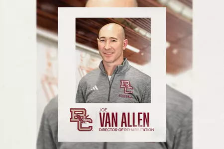 Joe Van Allen has joined the Boston College football support staff