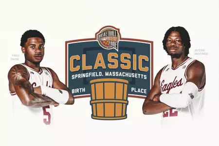 Boston College will take on UMass at the Basketball Hall of Fame Classic on Wednesday, Dec. 10 in Springfield, Mass.