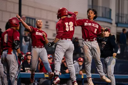 Gunnar Johnson home run celebration