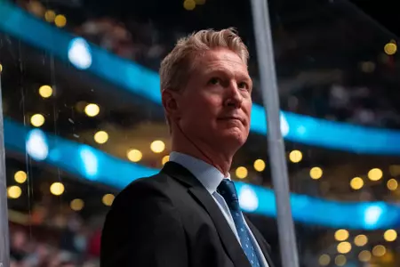 Greg Brown during the Beanpot