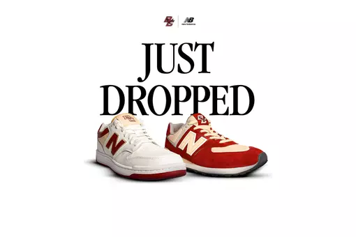 Be sure to grab a pair of the newest custom BC sneakers - available now in the BC Bookstore!