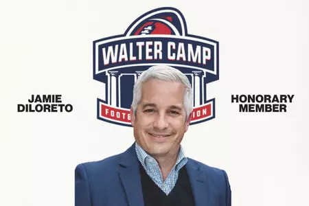 BC Senior Associate AD Jamie DiLoreto was named an Honorary Member of the Walter Camp Foundation
