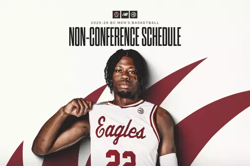 Boston College Men's Basketball announced its 2025-26 non-conference schedule
