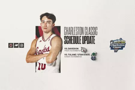 Boston College will face Davidson in the opening game of the Shriners Children's Charleston Classic