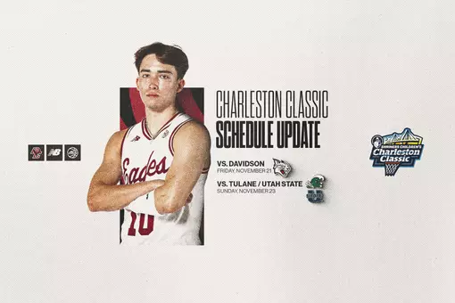 Boston College will face Davidson in the opening game of the Shriners Children's Charleston Classic