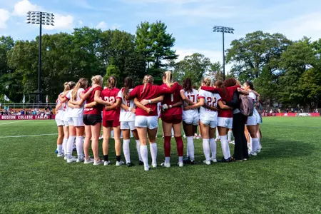 Team huddle wsoc