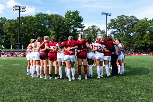 Team huddle wsoc