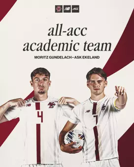 2025 Men's Soccer All-ACC Academic Team