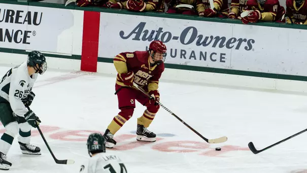 Alex Pelletier against Michigan State