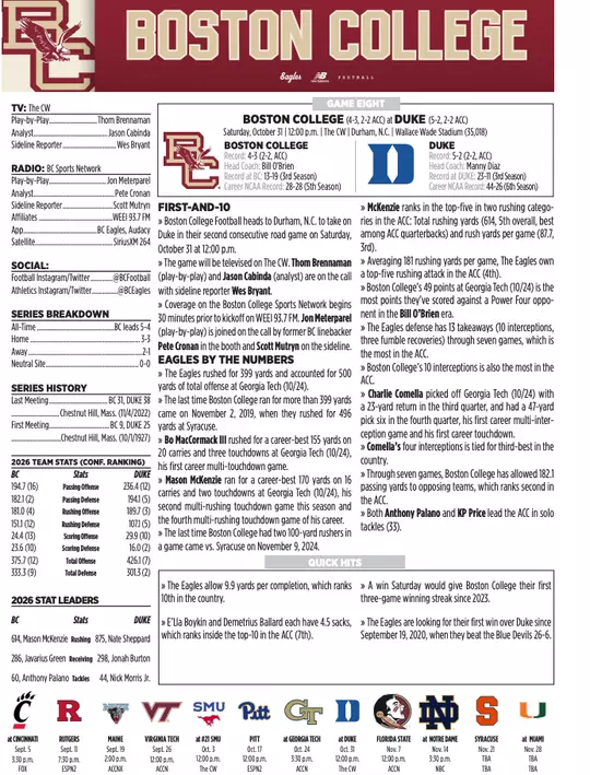 Football: Week 9 Page 1 Notes