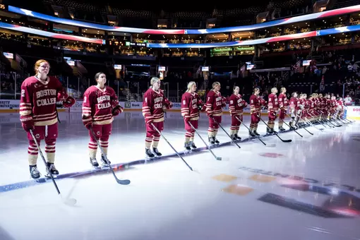 Team on the blue line at TD