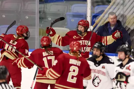 Team Celebrating OT goal