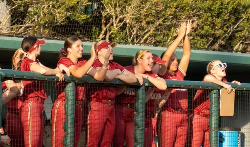 Softball Cheering in Dugout
