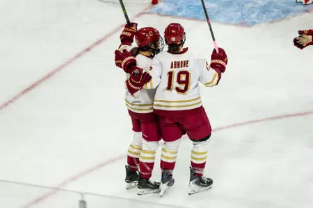 Jade and Alanna goal celebration