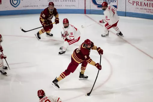 Dean Letourneau taking a shot on net.