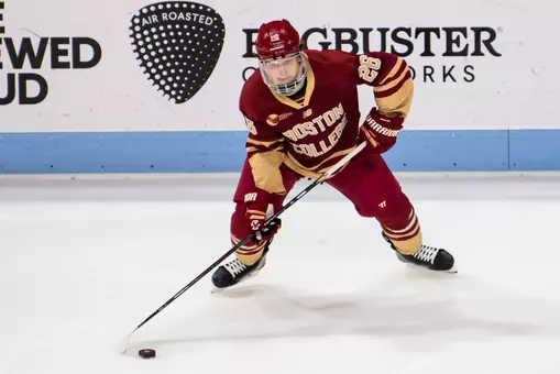 Luka Radiovojevic with the puck.