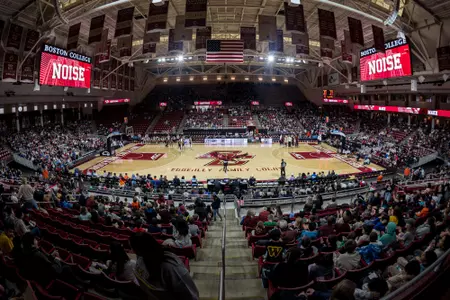 Conte Forum During Women's Basketball Game
