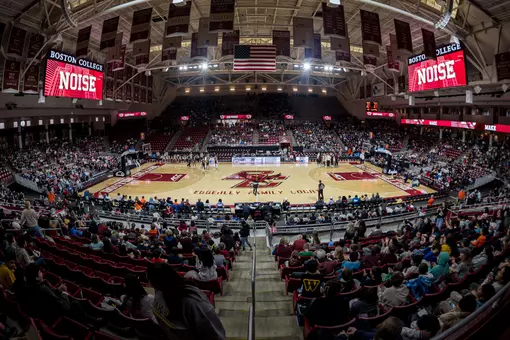 Conte Forum During Women's Basketball Game