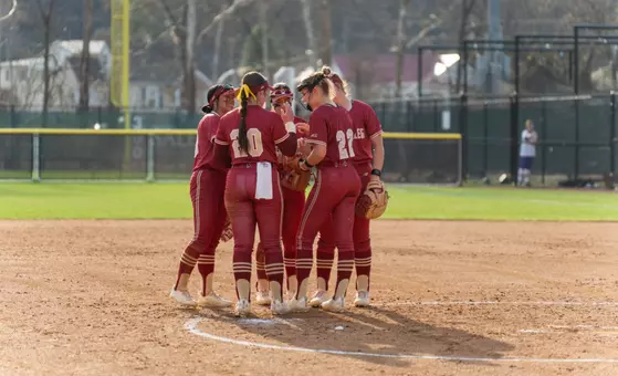 Softball Mound Huddle