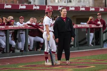 Holly and Coach B at Thrid