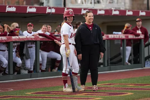 Holly and Coach B at Thrid