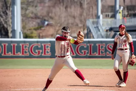 Shannon MacLeod on the mound