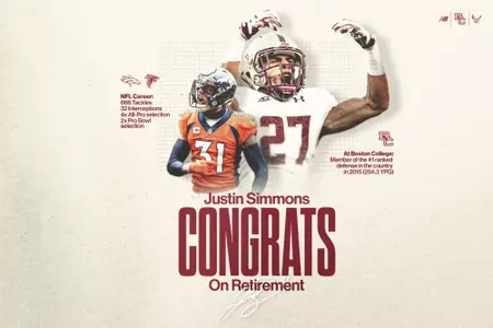 JUSTIN SIMMONS RETIREMENT CONGRATULATIONS GRAPHIC