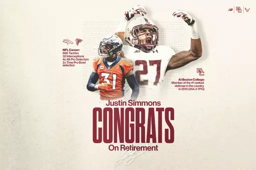 JUSTIN SIMMONS RETIREMENT CONGRATULATIONS GRAPHIC