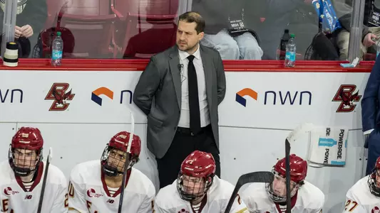 Brent Darnell behind the bench