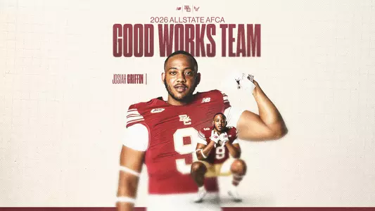 Josiah Griffin 2026 Allstate AFCA Good Works Team