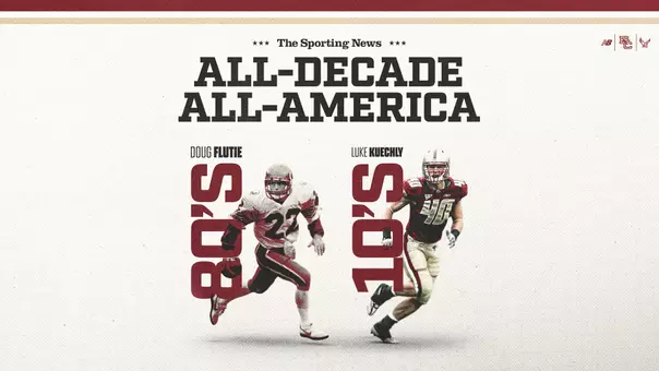 Flutie Kuechly All-Decade Graphic