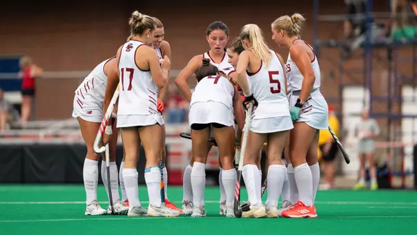 Field Hockey Huddled