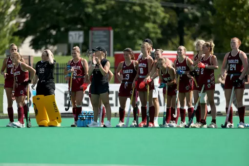 Whole Team Cheering During Ohio State Shootout