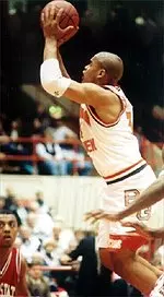 Men's Basketball Team Comes From Behind To Beat Miami Image