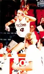 Falcon Volleyball Goes The Distance Against Eastern Image