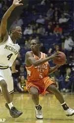 Falcons Fall At Michigan, 83-57 Image