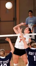 Falcons End Road Trip At Ohio,Marshall Image