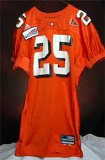 Game-worn Motor City Bowl Football Jersey Among Items Available at Official Falcons Auction Image