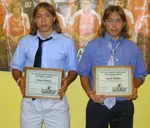 Orange and Brown Receive Hardware at Annual Banquet Image
