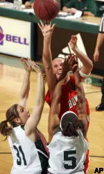 No. 18 Falcons Reach 14-2 With 64-55 Win at Ohio Image