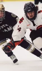 Hockey Hosts No. 12 Notre Dame Tuesday Evening In CCHA Home Opener Image
