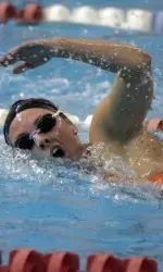 Yee Paces Falcons with Three Top Times Image