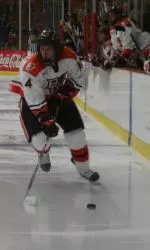 #21 Hockey Picks Up Third Sweep Of Season With 6-1 Victory Over Wayne State Image