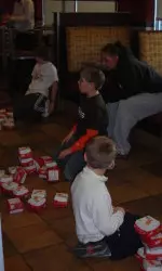 Student-Athletes Visit McDonald's Falcon Kids Club Party Image