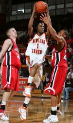 Moten, Falcons Shoot Down Cardinals, 63-53 Image