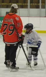 Falcon Icers Help 48 Kids Learn To Play Hockey On Thursday Image