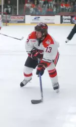 #24 Hockey Stuns Top-Ranked Miami, 4-2, To Earn Ninth Win Of The Season Image