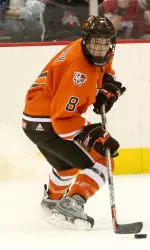 BG Hockey Team Completes Sweep Of NMU With Late Goal Image