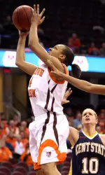 Celebrate the Women's Hoops Falcons Prior to Friday's Semifinal Contest Image