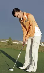Falcons Sit in 15th After 18 Holes of Rio Verde Image